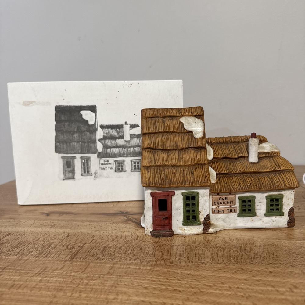 Dept 56 Dickens Village Series The Cottage Of Bob Cratchit And Tiny Tim #6500-5